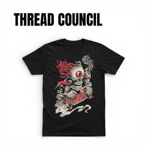 012 Thread Council Skull Skater Graphic T-Shirt